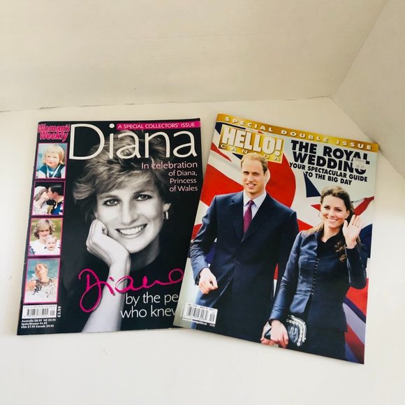 Princess Diana - Lot of Hello Canada and Woman's Weekly Magazines - Picture 7 of 8